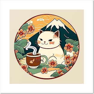 Java Japanese Kitty Posters and Art